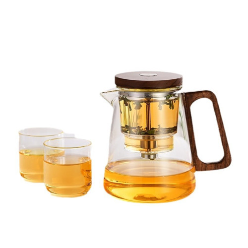 泡茶壺茶水分離飄逸杯高硼矽玻璃耐熱過濾功夫茶具磁吸泡茶杯