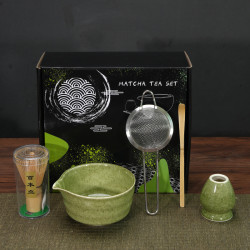 抹茶碗陶瓷日式打抹茶用套裝茶筅竹子抹茶刷百本立宋代點茶道彩盒