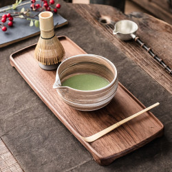 抹茶碗禪意日式打抹茶專用茶具茶筅立竹子抹茶刷百本立宋代點茶道