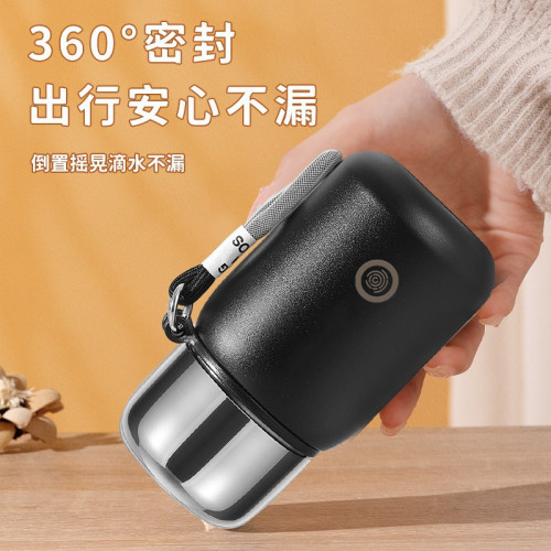卡西諾保溫杯大容量316不鏽鋼可攜式高顔值水杯網紅燜茶杯泡茶杯子