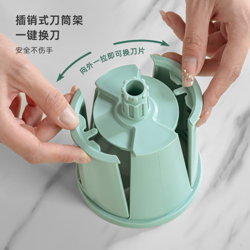 龍卷風多功能切菜器手搖滾筒切菜神器便捷切菜廚房神器
