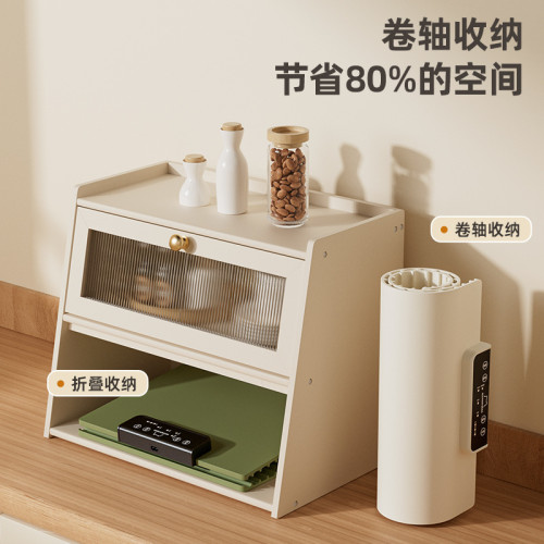 矽膠折曡暖菜板熱菜保溫板家用飯菜加熱神器多功能暖菜桌墊解凍板