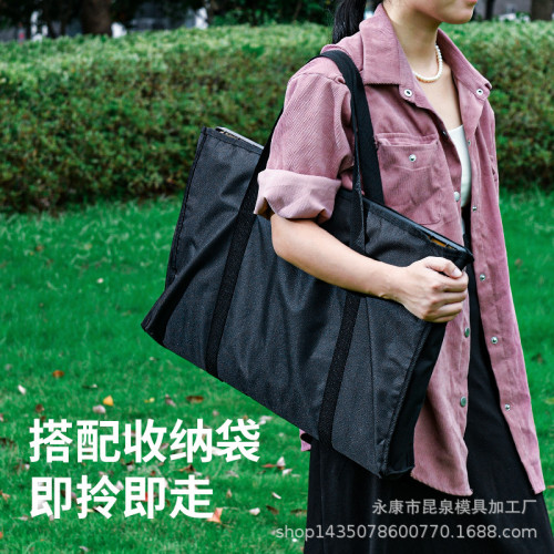 戶外野營可折曡可攜式igt桌露營桌網格多功能桌子單元板野餐鐵網桌
