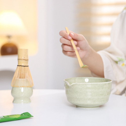 抹茶碗茶筅百本立抹茶刷打沫茶工具立宋代點茶具茶道禮Matcha set