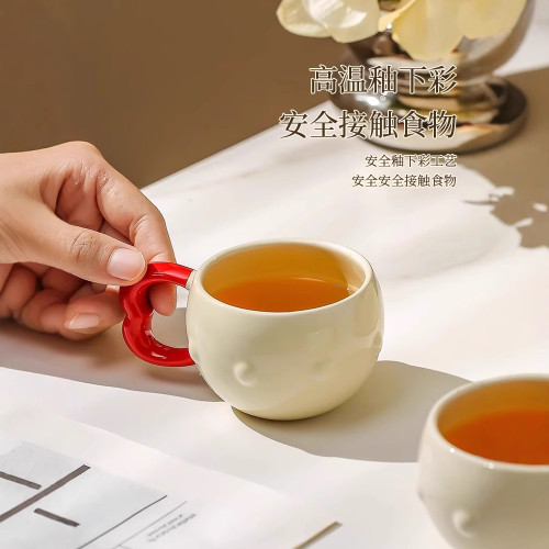 陶瓷杯茶具套裝家用高檔茶杯茶壺喬遷新居禮盒新婚結婚水杯套裝
