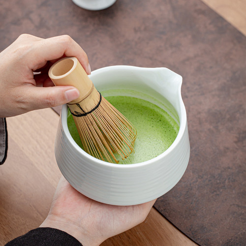 抹茶刷百本立茶筅立帶嘴茶碗窰變抹茶打茶器工具套裝日式禮盒