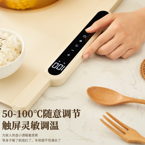 爆款柔性折曡暖菜板多功能家用矽膠保溫板隔熱飯菜餐桌墊保溫
