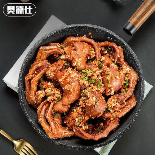 家用麥飯石煎炒一體鍋家用無油煙鍋平底鍋電磁爐燃不沾鍋煎鍋套裝