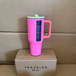 歐美32oz/40oz密封蓋手柄杯hydrojug大容量汽車杯防漏保溫杯