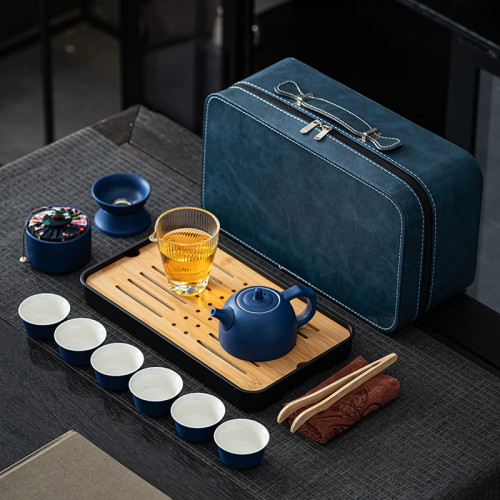 德化陶瓷茶具粗陶商務旅行茶具套裝戶外功夫茶器年會伴手禮