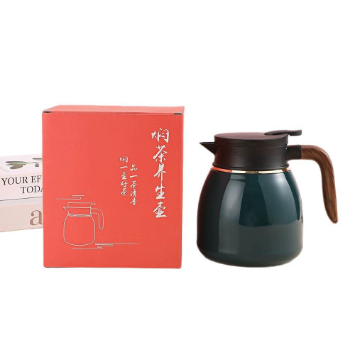 保溫壺316不鏽鋼燜茶壺智能顯溫咖啡壺茶水分離保溫水壺禮品