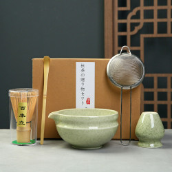 茶筅日式百本立抹茶刷打抹茶工具茶筅立宋代點茶具禮盒套裝抹茶碗
