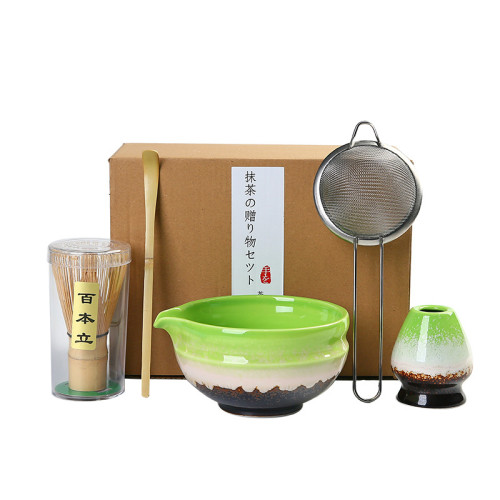 茶筅日式百本立抹茶刷打抹茶工具茶筅立宋代點茶具禮盒套裝抹茶碗