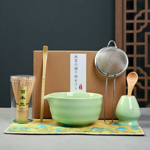 點茶日式抹茶茶道工具百本立茶筅立茶碗整套宋代點茶茶筅套裝