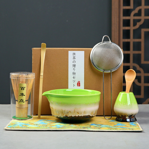 點茶日式抹茶茶道工具百本立茶筅立茶碗整套宋代點茶茶筅套裝