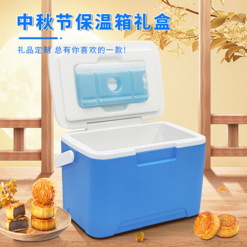 6L可攜式手提保溫箱戶外燒烤旅遊外賣冷鏈運輸塑膠食品冷藏箱