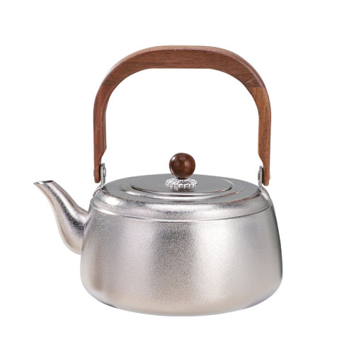 家用煮茶泡茶純鈦燒水壺簡約大氣冰花煮茶器戶外大容量茶具套裝