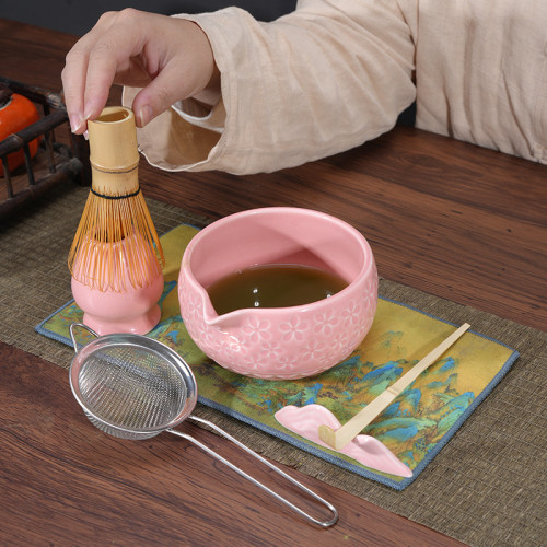 日式抹茶碗陶瓷打抹茶用套裝茶筅竹子抹茶刷百本立宋代點茶道禮盒