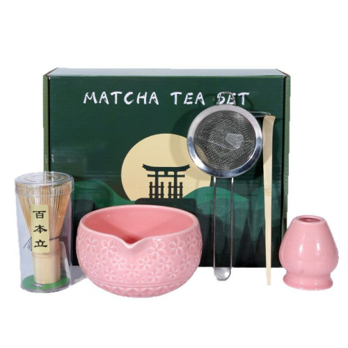 日式抹茶碗陶瓷打抹茶用套裝茶筅竹子抹茶刷百本立宋代點茶道禮盒
