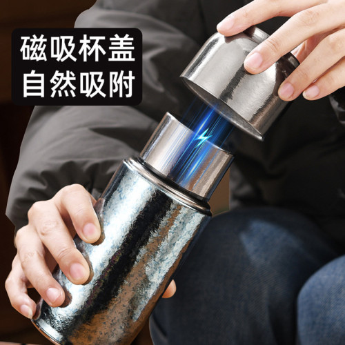 女士迷你純鈦保溫杯小巧2025新款高顔值全鈦磁吸全純鈦水杯子禮物