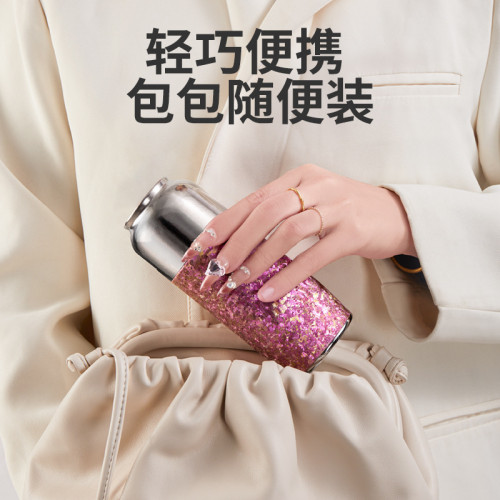 女士迷你純鈦保溫杯小巧2025新款高顔值全鈦磁吸全純鈦水杯子禮物