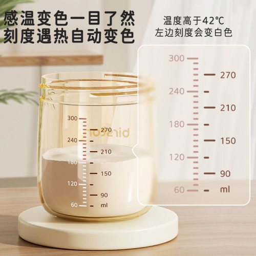 兒童牛奶杯ppsu奶瓶直飲水杯寶寶喝奶吸管杯刻度雙飲學飲杯1-3嵗