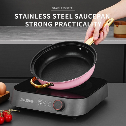 cookware set pots12件套彩色不鏽鋼套鍋不沾鍋鍍金鍋具套組