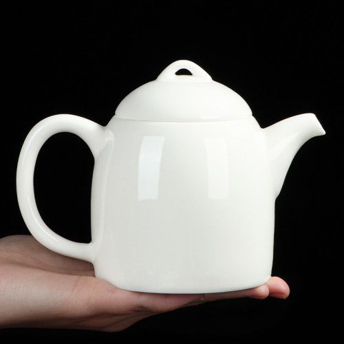 白瓷茶壺套裝羊脂玉西施壺整套茶具家用泡茶蓋碗茶杯可定