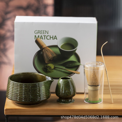 陶瓷抹茶碗日式打抹茶用套裝茶筅竹子抹茶刷百本立宋代點茶道禮盒