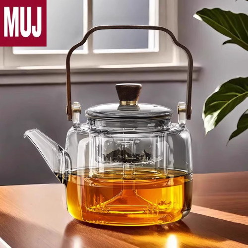 新款家用煮茶壺電陶爐專用耐熱玻璃養生加厚燒水泡茶提梁壺大容量