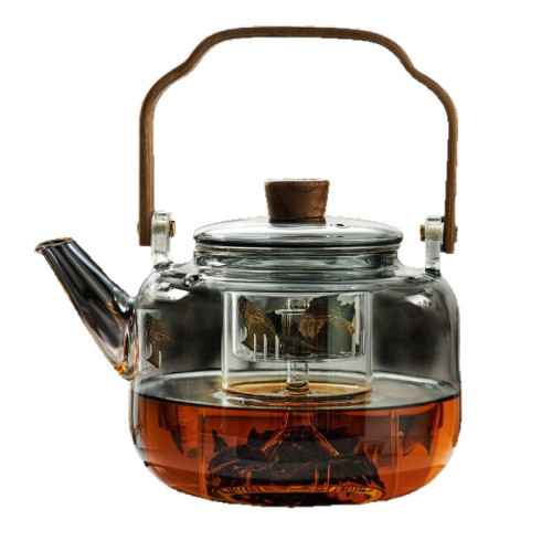 新款家用煮茶壺電陶爐專用耐熱玻璃養生加厚燒水泡茶提梁壺大容量