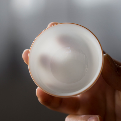 德化白瓷功夫茶具套裝甜白三才蓋碗主人杯客杯整套禮盒裝可