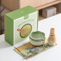 創意抹茶碗茶筅點茶工具套裝窰變陶瓷宋代點茶百本立7件套