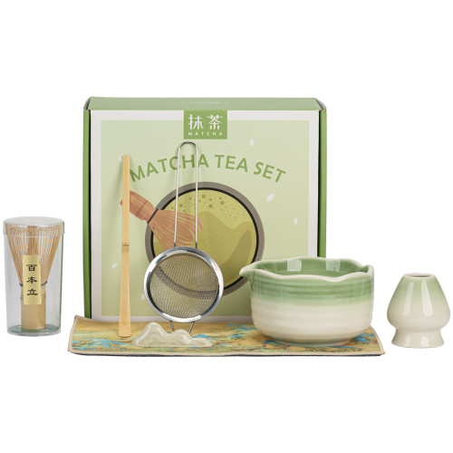 創意抹茶碗茶筅點茶工具套裝窰變陶瓷宋代點茶百本立7件套