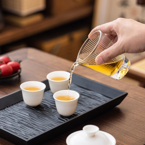 可攜式旅行茶具套裝快客杯陶瓷一壺三杯玻璃公道戶外旅遊禮品