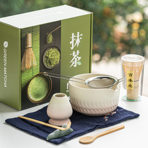 宋代茶器非遺窰變漸變點茶套裝入門級抹茶百本立茶筅立抹茶碗茶藝