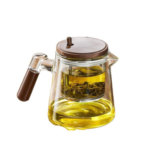 茶水分離泡茶壺辦公室個人專用一人飲飄逸杯電陶爐耐高溫蒸煮茶壺