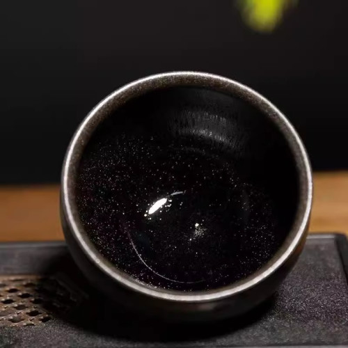 建盞茶杯純手工陶瓷茶具百花盞主人杯品茗杯