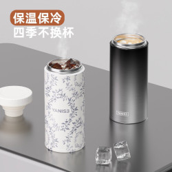 yanis3迷你保溫杯高顔值可攜式口袋杯316不鏽鋼小巧隨手杯兒童水杯