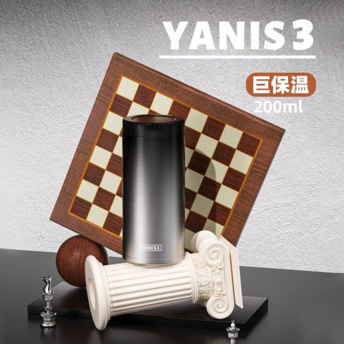 yanis3迷你保溫杯高顔值可攜式口袋杯316不鏽鋼小巧隨手杯兒童水杯