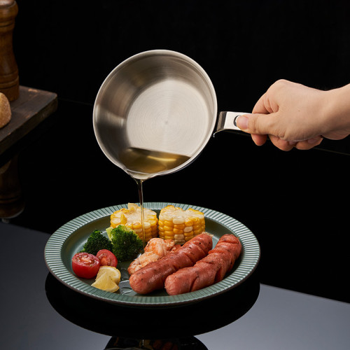 316不鏽鋼煎鍋家用寶寶輔食鍋廚房煎蛋迷你平底鍋無塗層不沾鍋