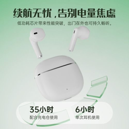 半入耳式藍牙耳機超小巧HIFI高音質立體重低音超長待機真無線降噪