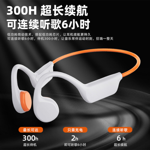 x7s骨傳導藍牙耳機帶32g內存長續航聽音樂運動跑步遊泳耳機