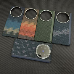 適用VIVOXfold5手機殼凱夫拉磁吸芳綸纖維保護套