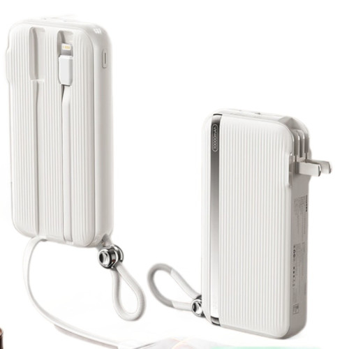 畢亞玆 3C認証充電寶10000安培 帶線22.5W超級快充三合一行動電源