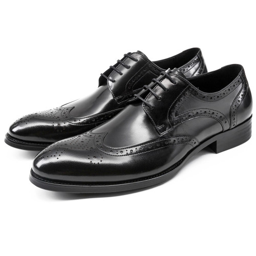 布洛克男鞋新款英倫皮鞋男皮鞋雕花男休閒鞋皮鞋shoes men