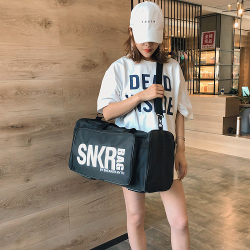 SNKR多功能球鞋收納旅行包運動健身包籃球包大容量行李袋