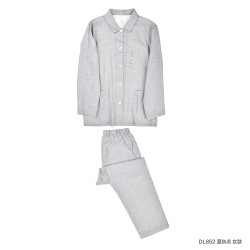 雙層紗睡衣 無印無側縫日式良品家居服情侶套裝 2