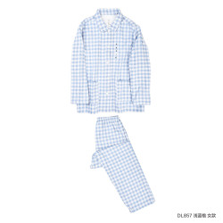 雙層紗睡衣 無印無側縫日式良品家居服情侶套裝 1