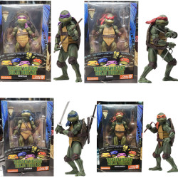 NECA 忍者神龜 1990電影版 TMNT 限定版 7寸可動人偶手辦模型